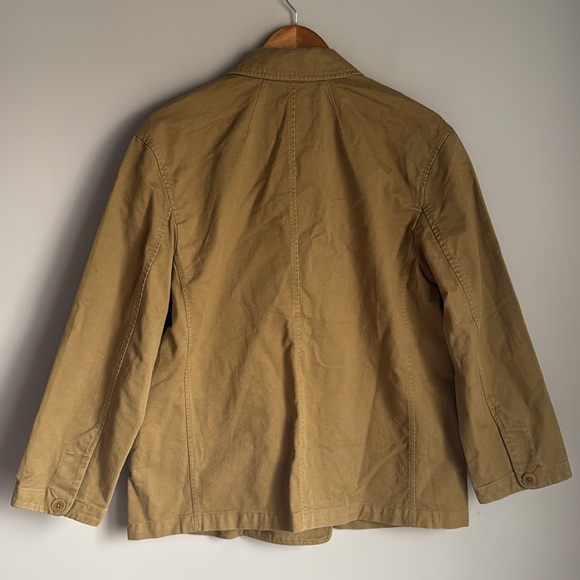 MADEWELL Women’s Dark Khaki Crossover Blazer Jacket in Regenerative Chino large - Picture 3 of 12